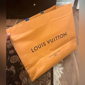 ***LOUIS VUITTON*** Genuine XL Shopping Bag in Signature Orange